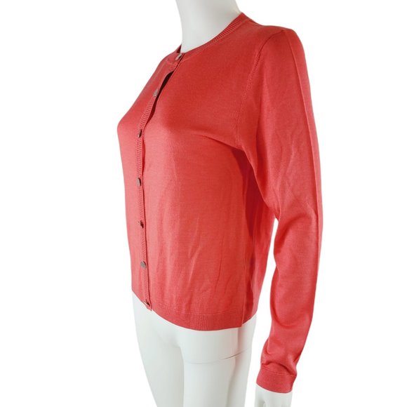 St. John Cashmere & Silk-blend Cardigan - Picture 2 of 8